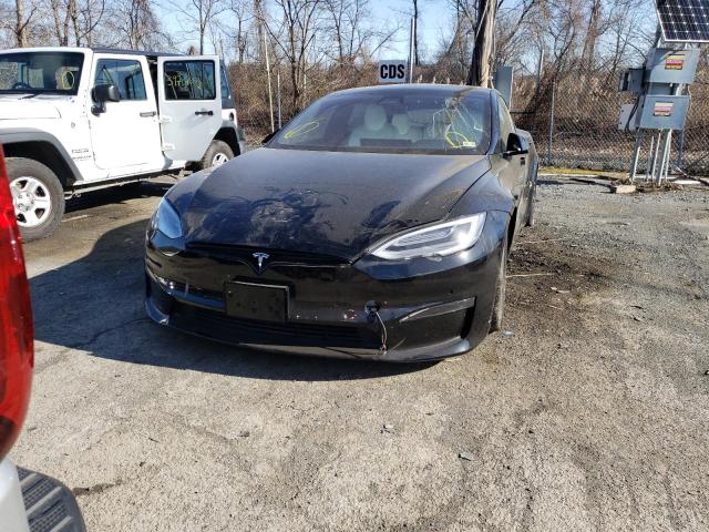 5YJSA1E67MF450776 - 2021 TESLA MODEL S Սև լուսանկար 5