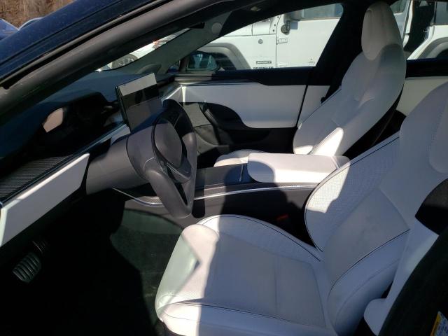 5YJSA1E67MF450776 - 2021 TESLA MODEL S Սև լուսանկար 7