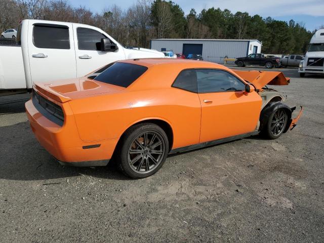 2C3CDYBTXEH176956 - 2014 DODGE CHALLENGER ORANGE photo 3