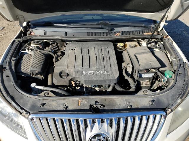 1G4GJ5E31CF108720 - 2012 BUICK LACROSSE T WHITE photo 11