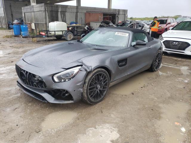 WDDYK7HA6JA019527 - 2018 MERCEDES-BENZ AMG GT GRAY photo 1