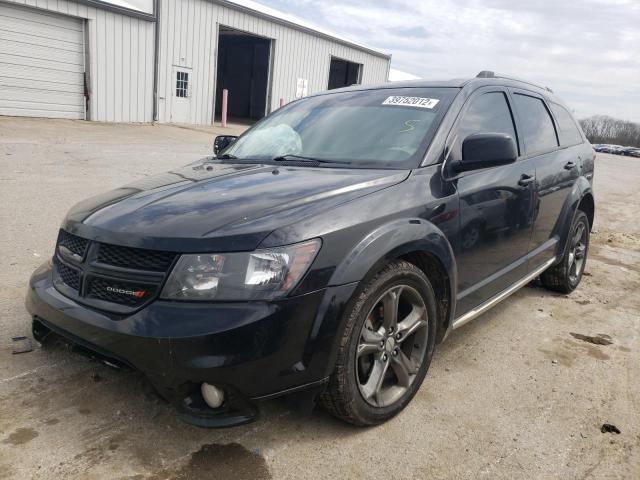 3C4PDDGG4FT533817 - 2015 DODGE JOURNEY CR BLACK photo 2