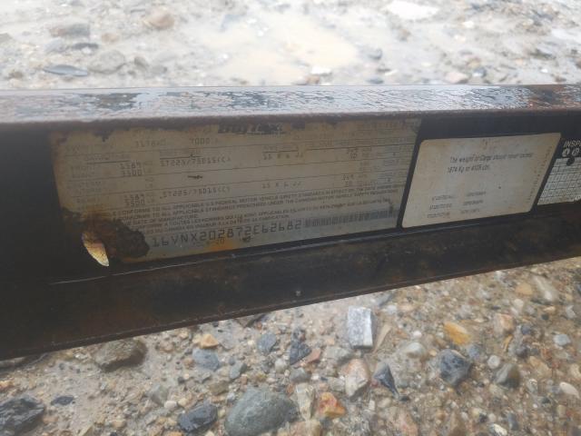 16VNX202872E62682 - 2007 UTILITY TRAILER Սև լուսանկար 10