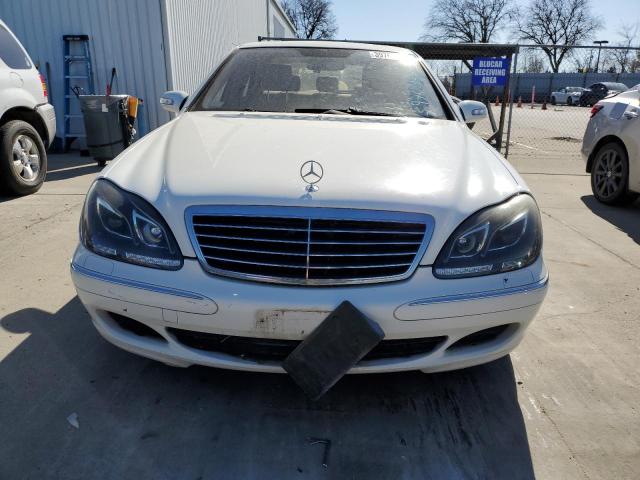 WDBNF67J66A475188 - 2006 MERCEDES-BENZ S 350 WHITE photo 5