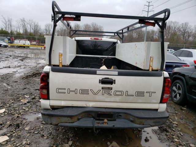 3GCEC14X76G159144 - 2006 CHEVROLET SILVERADO WHITE photo 6