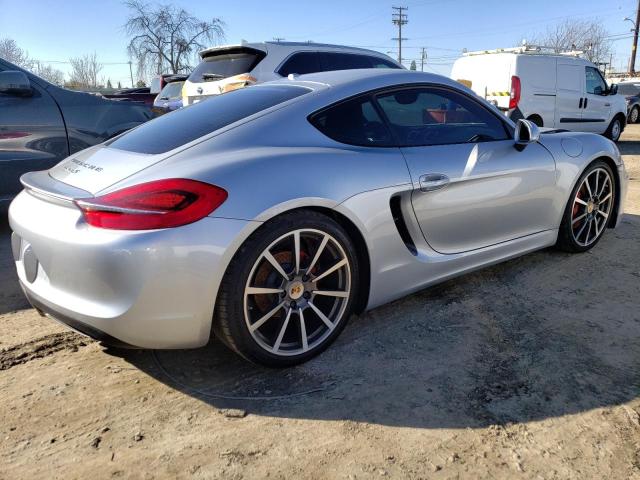 WP0AB2A87EK192592 - 2014 PORSCHE CAYMAN S GRAY photo 3