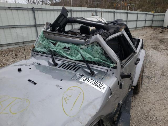 1C4AJWBG8FL621833 - 2015 JEEP WRANGLER S GRAY photo 10