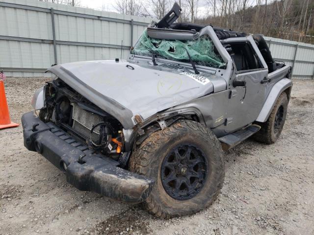 1C4AJWBG8FL621833 - 2015 JEEP WRANGLER S GRAY photo 2