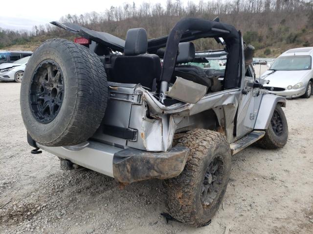 1C4AJWBG8FL621833 - 2015 JEEP WRANGLER S GRAY photo 4