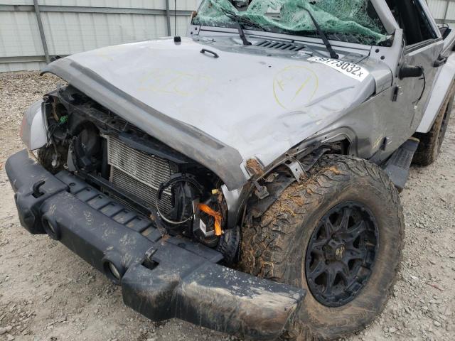 1C4AJWBG8FL621833 - 2015 JEEP WRANGLER S GRAY photo 9
