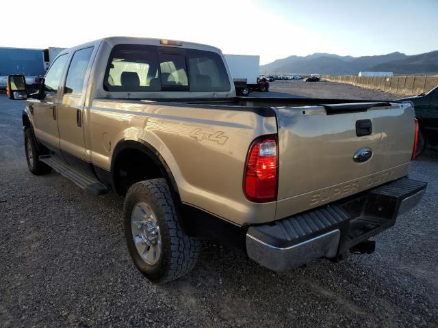 1FTWW31RX8EA00741 - 2008 FORD F350 SRW S TAN photo 2