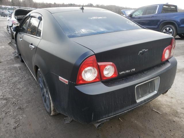 1G1ZE5E72BF116711 - 2011 CHEVROLET MALIBU LTZ შავი ფოტო 3