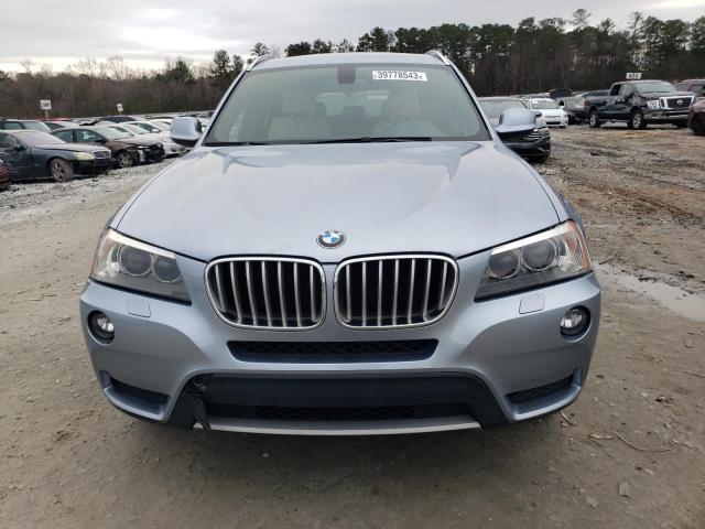 5UXWX9C54D0A25217 - 2013 BMW X3 XDRIVE2 BLUE photo 5