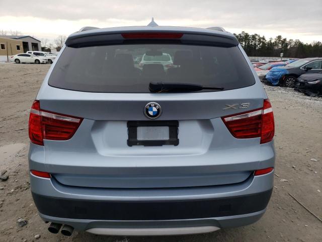 5UXWX9C54D0A25217 - 2013 BMW X3 XDRIVE2 BLUE photo 6