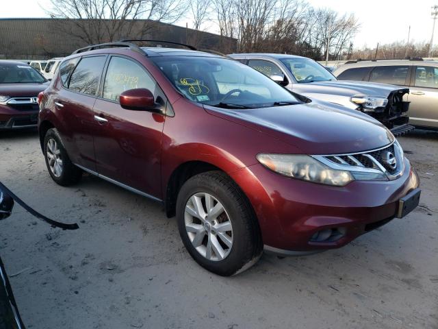 JN8AZ1MW8BW158962 - 2011 NISSAN MURANO BURGUNDY photo 4