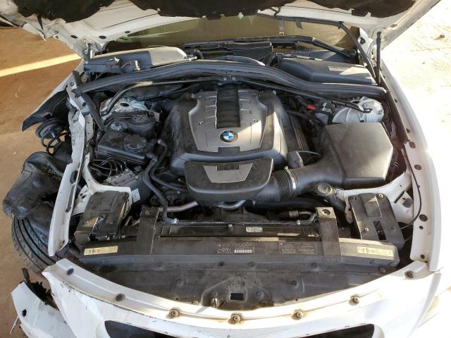 WBAEB53559C224491 - 2009 BMW 650 I WHITE photo 11