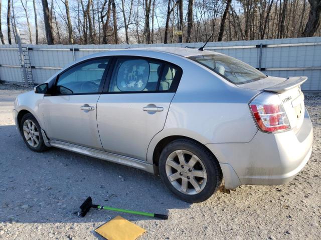 3N1AB6AP8AL672232 - 2010 NISSAN SENTRA SILVER photo 2