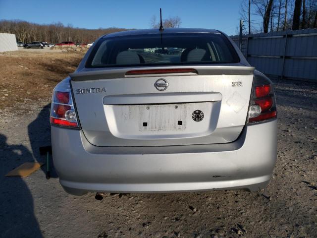 3N1AB6AP8AL672232 - 2010 NISSAN SENTRA SILVER photo 6