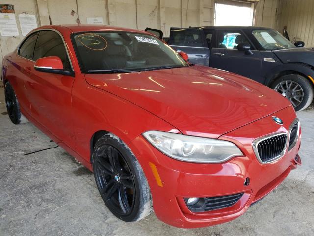 WBA1F5C56EV255430 - 2014 BMW 228 I RED photo 1