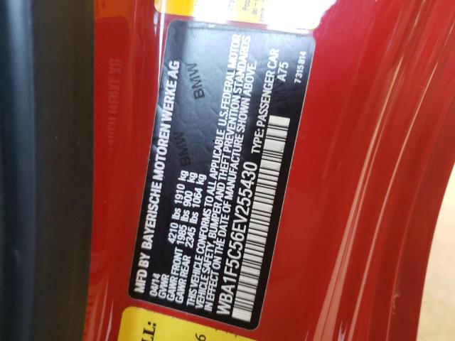 WBA1F5C56EV255430 - 2014 BMW 228 I Czerwony zdjęcie 10