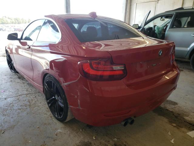 WBA1F5C56EV255430 - 2014 BMW 228 I Czerwony zdjęcie 3