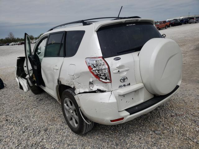 2T3DF4DV0BW123258 - 2011 TOYOTA RAV4 LIMIT WHITE photo 3