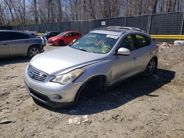 JNKAJ09FX8M360758 - 2008 INFINITI EX35 BASE SILVER photo 2