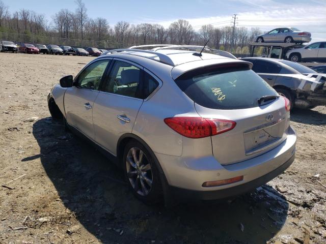 JNKAJ09FX8M360758 - 2008 INFINITI EX35 BASE SILVER photo 3