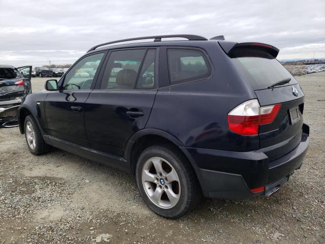 WBXPC934X8WJ11403 - 2008 BMW X3 BLUE photo 2