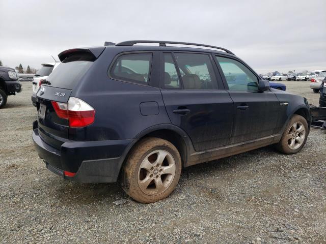 WBXPC934X8WJ11403 - 2008 BMW X3 BLUE photo 3