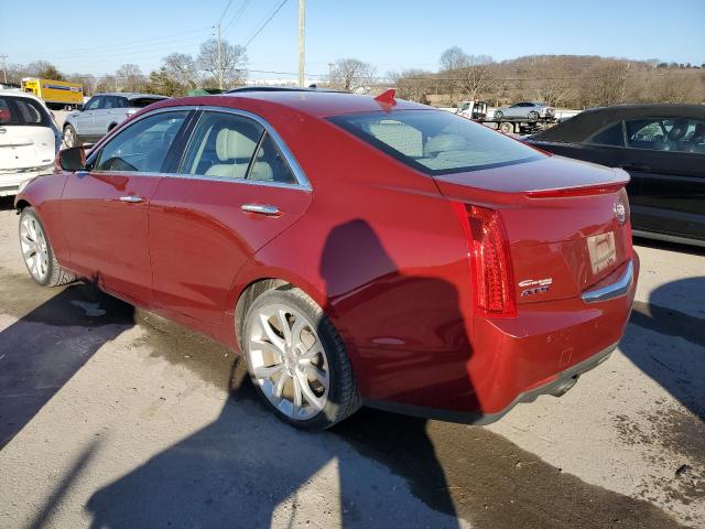 1G6AC5SX8E0140259 - 2014 CADILLAC ATS PERFOR RED photo 2