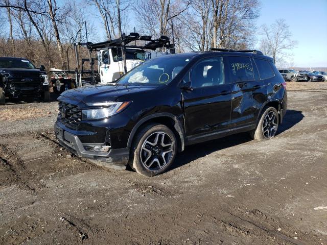 5FNYF8H09NB013360 - 2022 HONDA PASSPORT E 黑色 照片 1