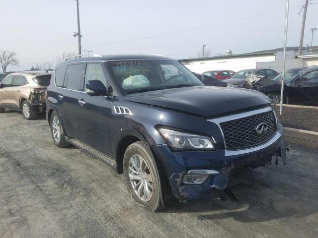 JN8AZ2NE3G9125112 - 2016 INFINITI QX80 BLUE photo 1