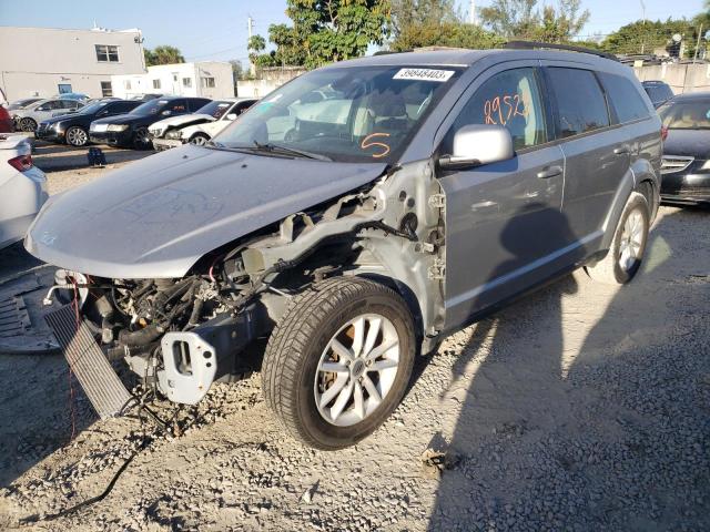 3C4PDCBB0KT686968 - 2019 DODGE JOURNEY SE SILVER photo 1