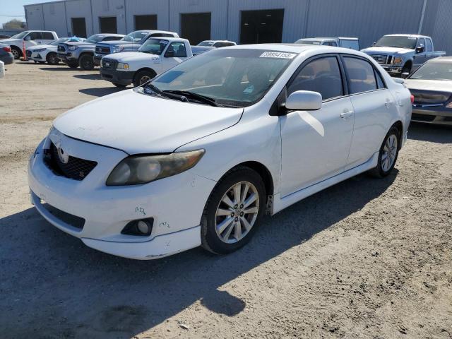 1NXBU40E39Z149715 - 2009 TOYOTA COROLLA BA WHITE photo 1