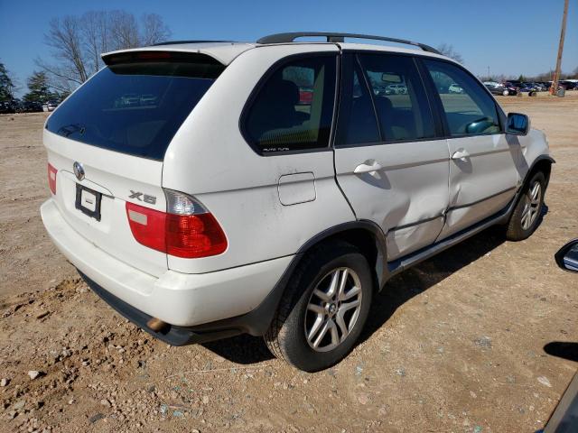 5UXFA13525LY15941 - 2005 BMW X5 3.0I WHITE photo 3