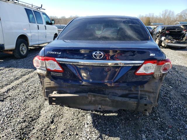 5YFBU4EE0CP011891 - 2012 TOYOTA COROLLA BA BLUE photo 6
