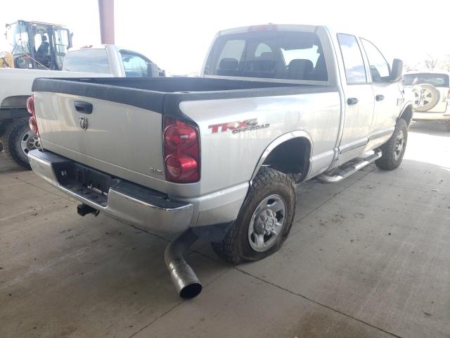 3D7KS28A47G828172 - 2007 DODGE RAM 2500 S SILVER photo 4