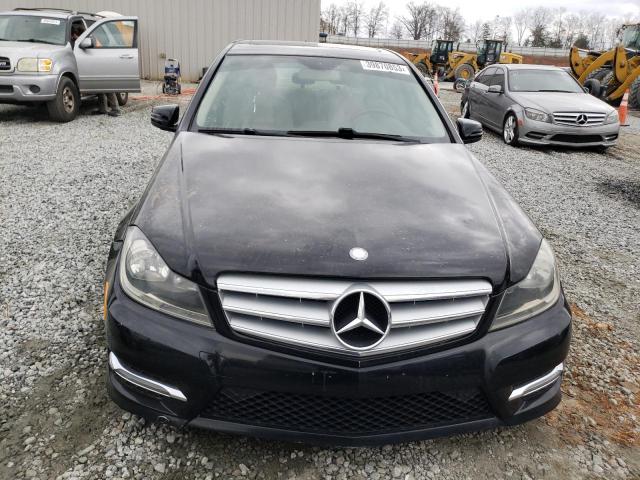 WDDGF8AB9DR279421 - 2013 MERCEDES-BENZ C 300 4MAT BLACK photo 5