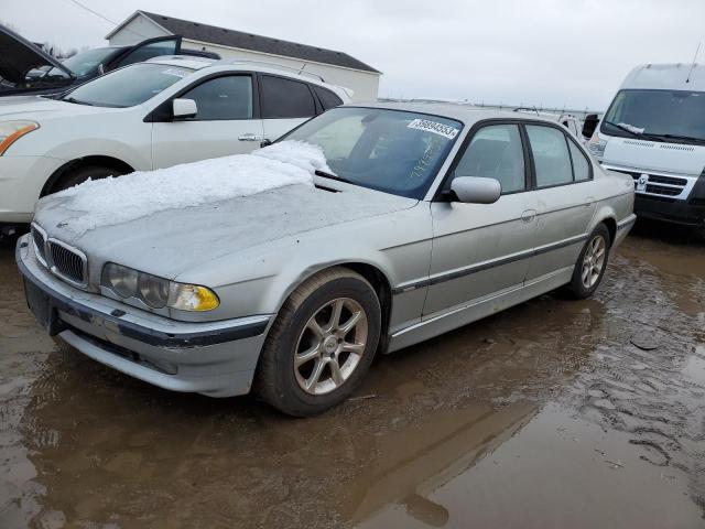 WBAGG83461DN85245 - 2001 BMW 740 I AUTO SILVER photo 1