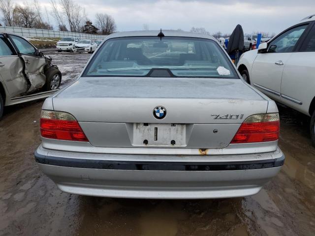 WBAGG83461DN85245 - 2001 BMW 740 I AUTO SILVER photo 6