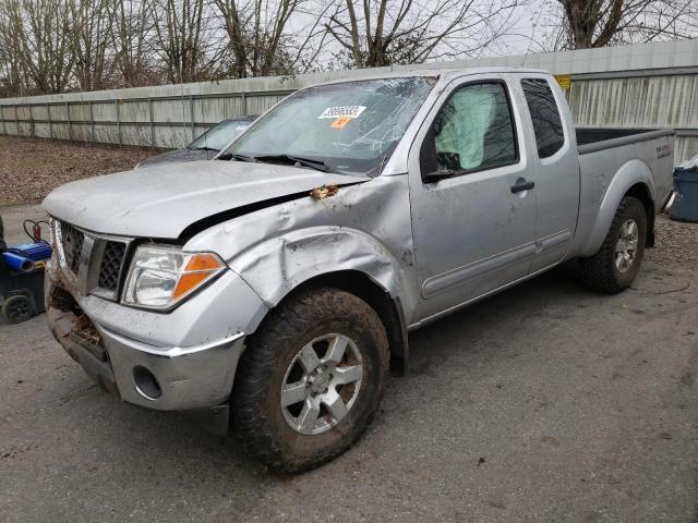 1N6AD06W05C401197 - 2005 NISSAN FRONTIER K SILVER photo 1