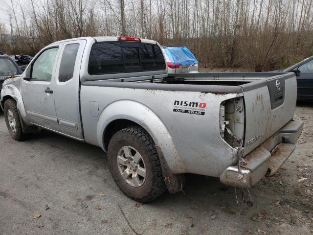 1N6AD06W05C401197 - 2005 NISSAN FRONTIER K SILVER photo 2