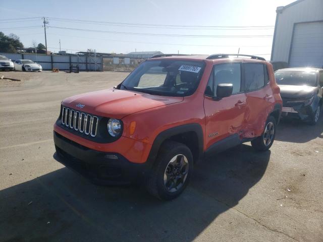 ZACCJBAB3JPH79329 - 2018 JEEP RENEGADE S ORANGE photo 2