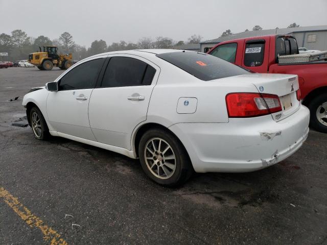 4A32B2FF1BE019816 - 2011 MITSUBISHI GALANT FE WHITE photo 2