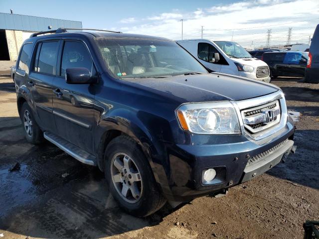 5FNYF48999B029961 - 2009 HONDA PILOT TOUR BLUE photo 4