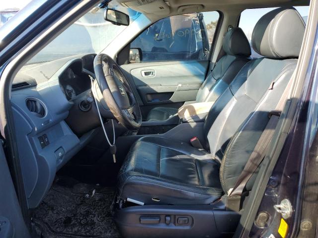 5FNYF48999B029961 - 2009 HONDA PILOT TOUR BLUE photo 7