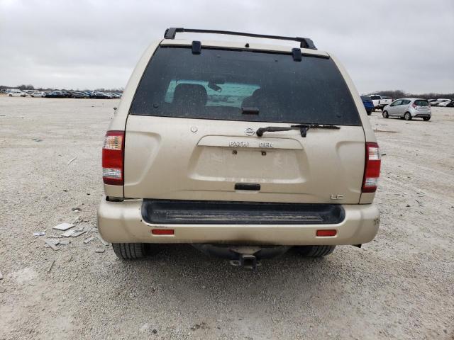 JN8DR09Y12W706690 - 2002 NISSAN PATHFINDER TAN photo 6