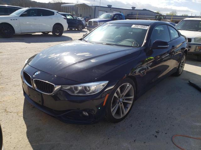 WBA3N5C57EK196949 - 2014 BMW 428 XI BLACK photo 2