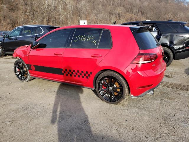 3VW5T7AU2MM009807 - 2021 VOLKSWAGEN GTI S RED photo 2